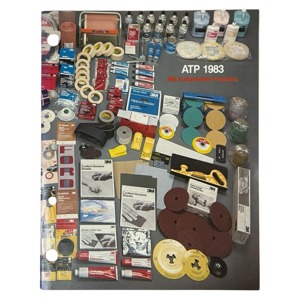 VTG "ATP 1983 3M Automotive Products" Catalog Index Car Repair Tools Mechanical